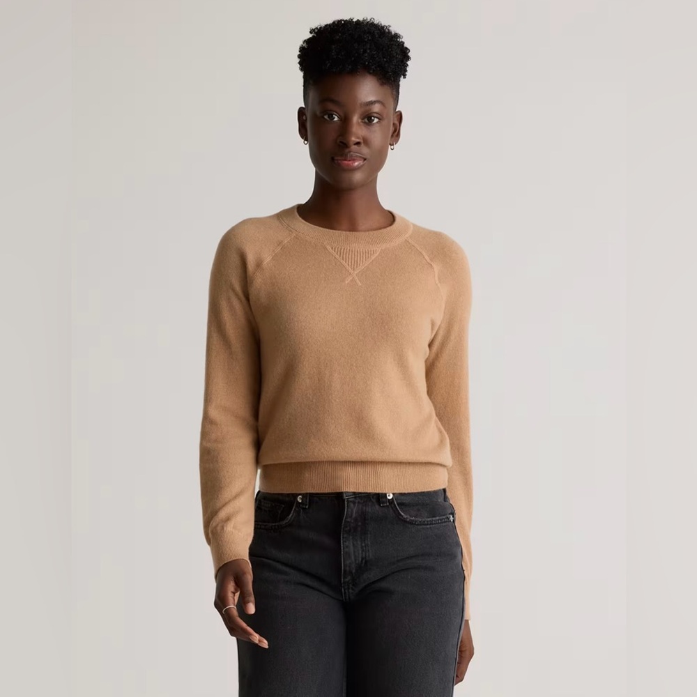 Quince Brown Cashmere Sweater